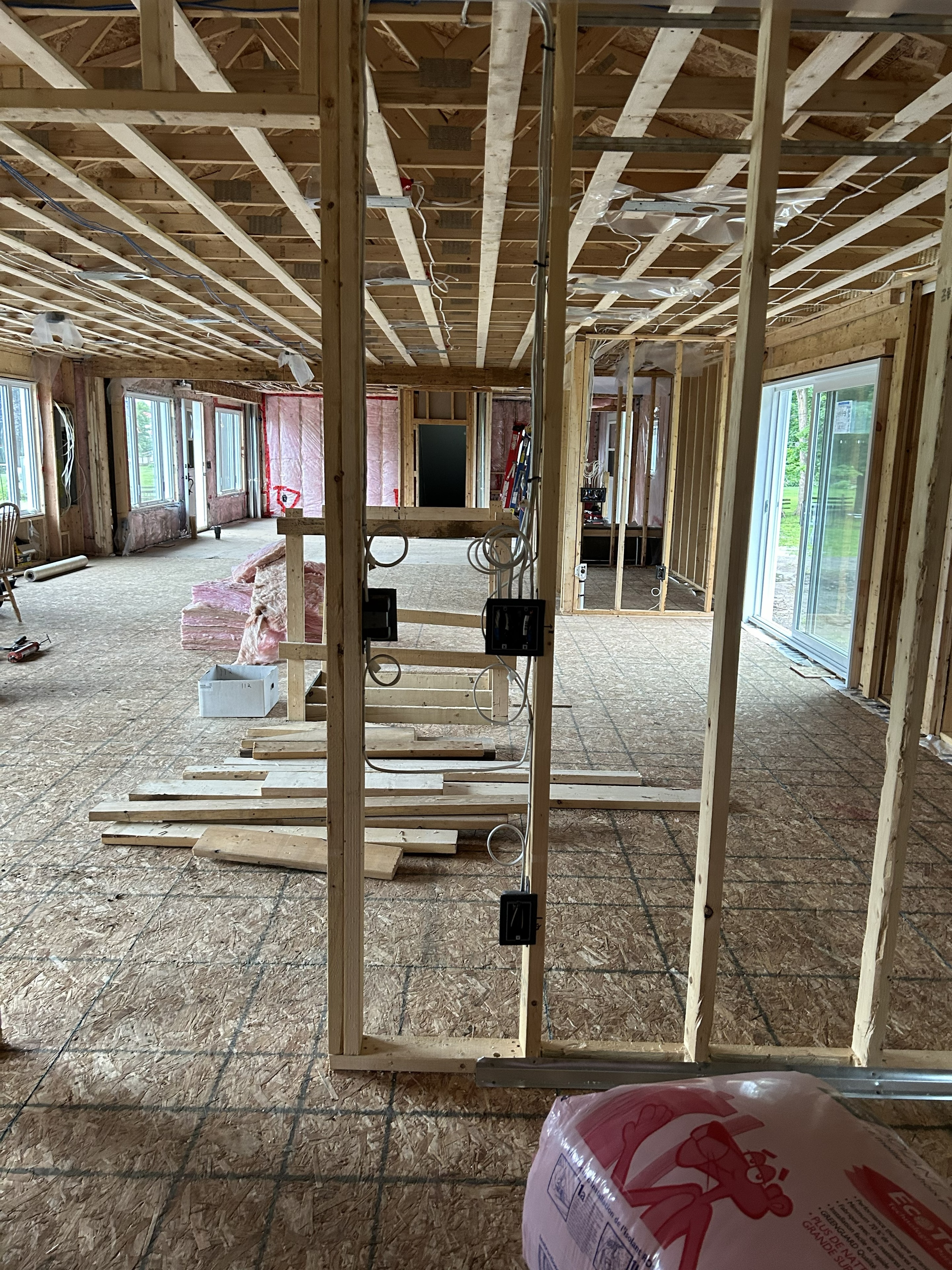 New construction rough-in wiring
